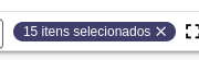 Ação para limpar os itens selecionados